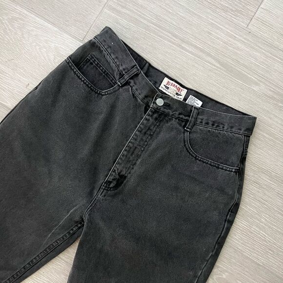 Vintage Jordache Black Denim Jeans Snap Ankle Detail size 10 - Picture 3 of 10